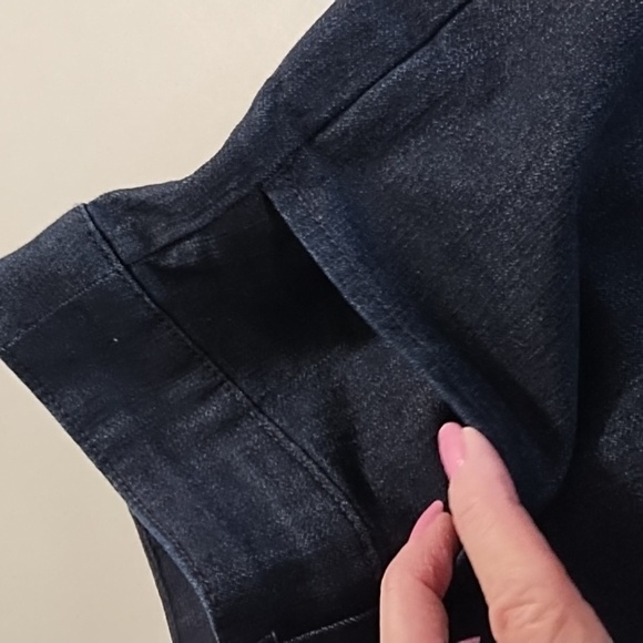 St. John's Bay Straight Leg Dark Denim Stretch Jeans Comfort Waist 4 Pockets - Picture 10 of 12